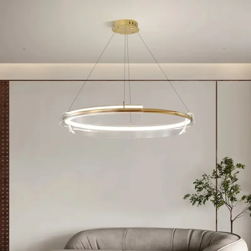 Minimalist Acrylic Circular Pendant Light Designer Modern Living Room Bedroom Dining Room Hanging Lamp Decoration Lighting
Minimalist Acrylic Circular Pendant Light Designer Modern Living Room Bedroom Dining Room Hanging Lamp Decoration Lighting