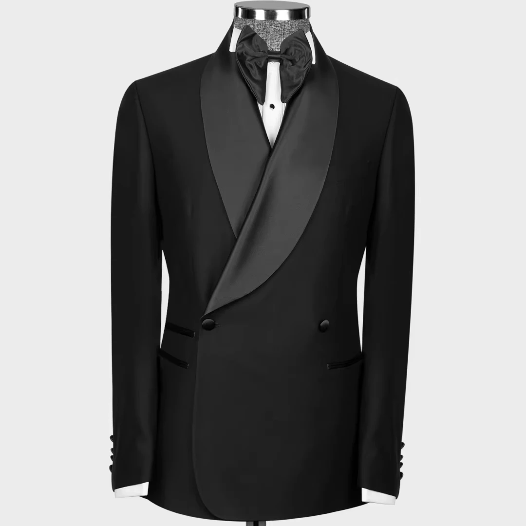 Luxury Fashion Men Suit 1 Piece Black With Bright Lapel Double Button For Wedding Banquet Work Office Business Casual Jacket
Luxury Fashion Men Suit 1 Piece Black With Bright Lapel Double Button For Wedding Banquet Work Office Business Casual Jacket