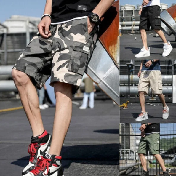Outdoor Camouflage Cotton Shorts Men's Loose Casual Five-Quarter Workwear Trousers Large Size Fashionable Youth Leisure Pants
Outdoor Camouflage Cotton Shorts Men's Loose Casual Five-Quarter Workwear Trousers Large Size Fashionable Youth Leisure Pants