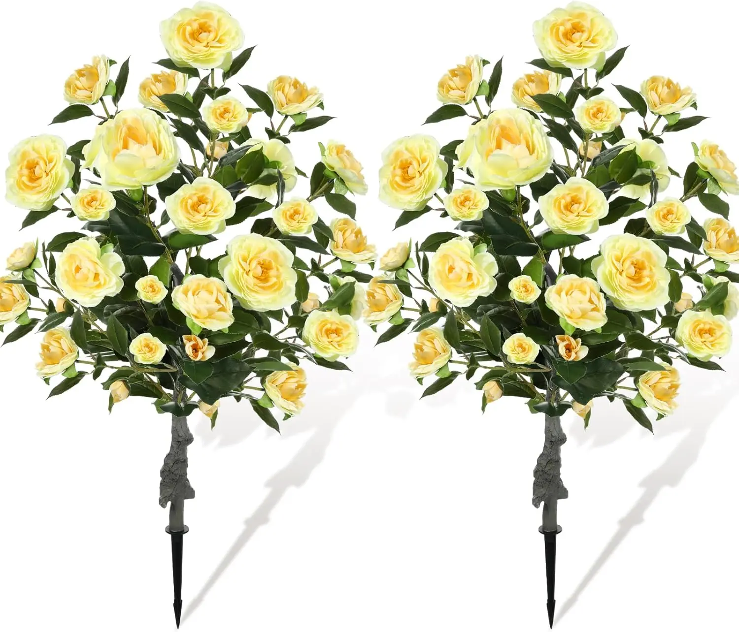 2 Pack 3ft Artificial Camellia Plants, UV Resistant Faux Flower for Indoor Outdoor Garden Decor, Yellow
2 Pack 3ft Artificial Camellia Plants, UV Resistant Faux Flower for Indoor Outdoor Garden Decor, Yellow