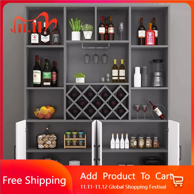 Nordic Shelves Bar Cabinet Storage Display Wood Standing Wine Cabinet Multifunctional Designer Armoire Drinking Bar Furniture
Nordic Shelves Bar Cabinet Storage Display Wood Standing Wine Cabinet Multifunctional Designer Armoire Drinking Bar Furniture