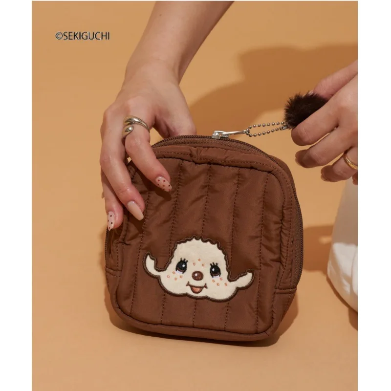 New Monchichi cute mini makeup bag cartoon portable lipstick makeup bag cute little square bag girl
New Monchichi cute mini makeup bag cartoon portable lipstick makeup bag cute little square bag girl