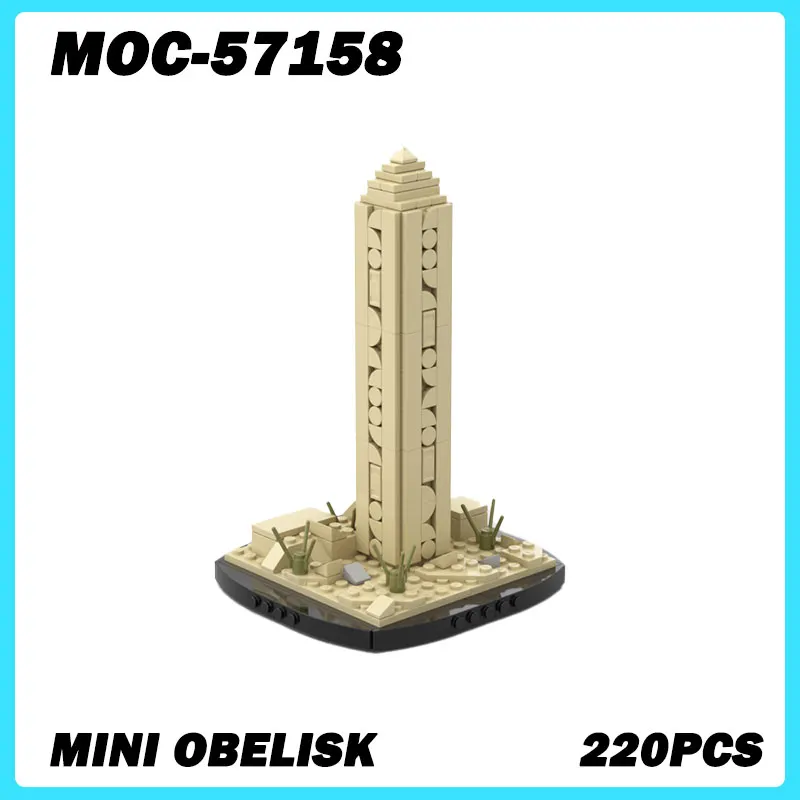 MOC-57158 Микро Архитектура Серия Мини Обелиск Строительные Блоки DIY Модель Кирпичи Головоломки Игрушки Маленький Кирпич Подарки На День Рождения 220 ШТ.
MOC-57158 Микро Архитектура Серия Мини Обелиск Строительные Блоки DIY Модель Кирпичи Головоломки Игрушки Маленький Кирпич Подарки На День Рождения 220 ШТ.