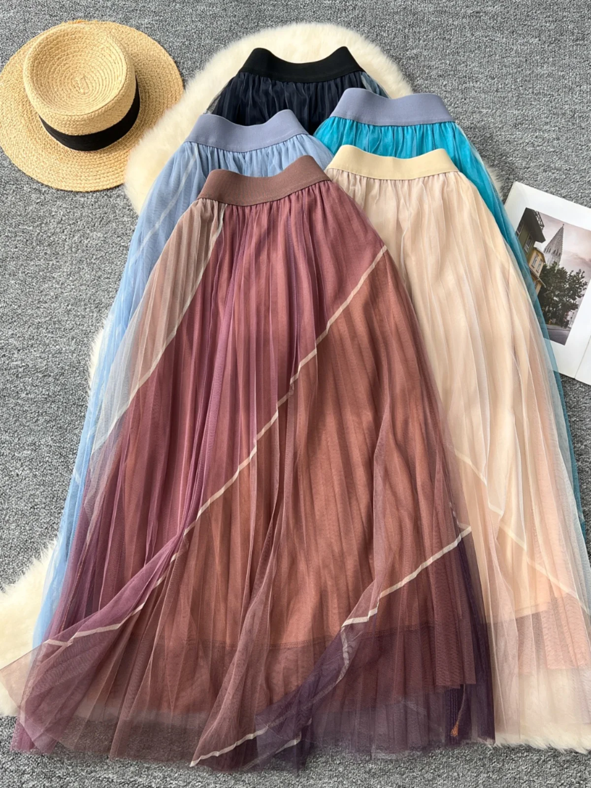 Sweet Gentle Style Mesh Half Skirt Women's High Waist Elastic Waist Slimming Drapey Fairy Gown Skirt 2024 New Arrival
Sweet Gentle Style Mesh Half Skirt Women's High Waist Elastic Waist Slimming Drapey Fairy Gown Skirt 2024 New Arrival