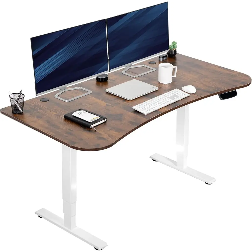 Vintage Brown Standing Desk, 63x32, Memory Height Adjustment, 176 lb Capacity
Vintage Brown Standing Desk, 63x32, Memory Height Adjustment, 176 lb Capacity