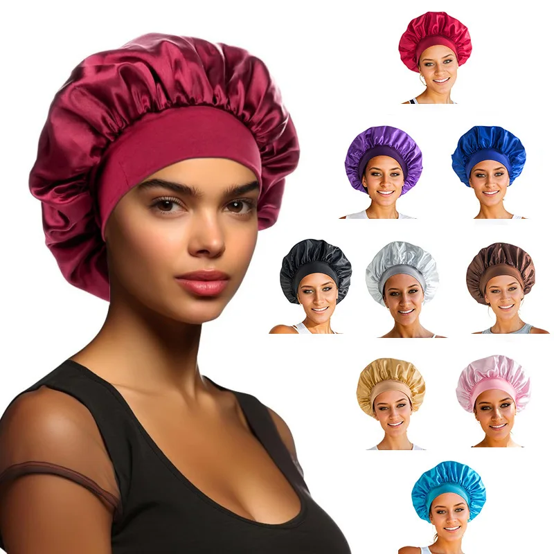 Women's Fashion Bonnet Large Wide Edge Elastic Hair Hat Casual Home Daily Silk Smooth Tiny Sleeping Hat Hat
Women's Fashion Bonnet Large Wide Edge Elastic Hair Hat Casual Home Daily Silk Smooth Tiny Sleeping Hat Hat