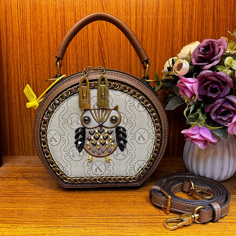 Women's Handbag 2023 Winter New Senior Designer Embroidered Round Bag Handbag Advanced Western Style One Shoulder Crossbody Bag
Women's Handbag 2023 Winter New Senior Designer Embroidered Round Bag Handbag Advanced Western Style One Shoulder Crossbody Bag