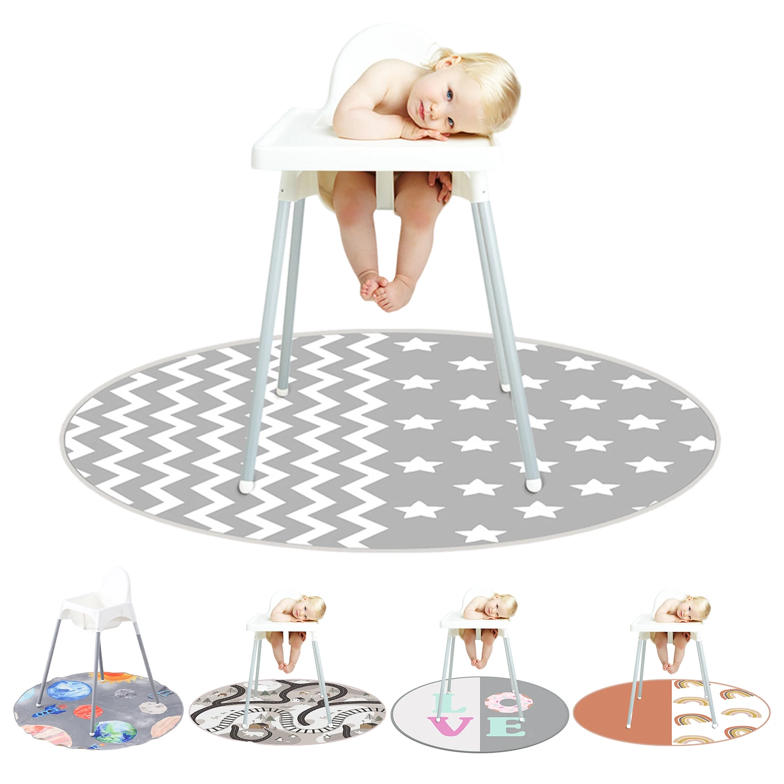 Infant Anti-slip Play Mat High Chair Waterproof Splash Mat Multi-function Floor Protector For Kids Climbing Gaming Playing
Infant Anti-slip Play Mat High Chair Waterproof Splash Mat Multi-function Floor Protector For Kids Climbing Gaming Playing