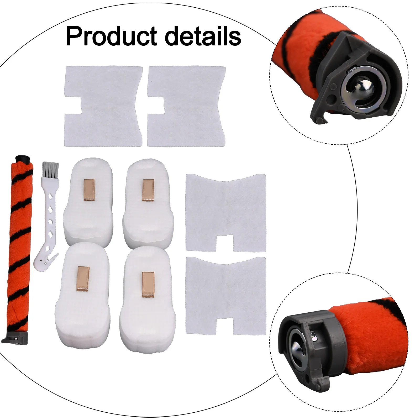 Replacement Parts for Shark Corded Vacuum HZ500 HZ500UK HZ500UKT Filter Set with Roller Brush and Cleaning Brush
Replacement Parts for Shark Corded Vacuum HZ500 HZ500UK HZ500UKT Filter Set with Roller Brush and Cleaning Brush