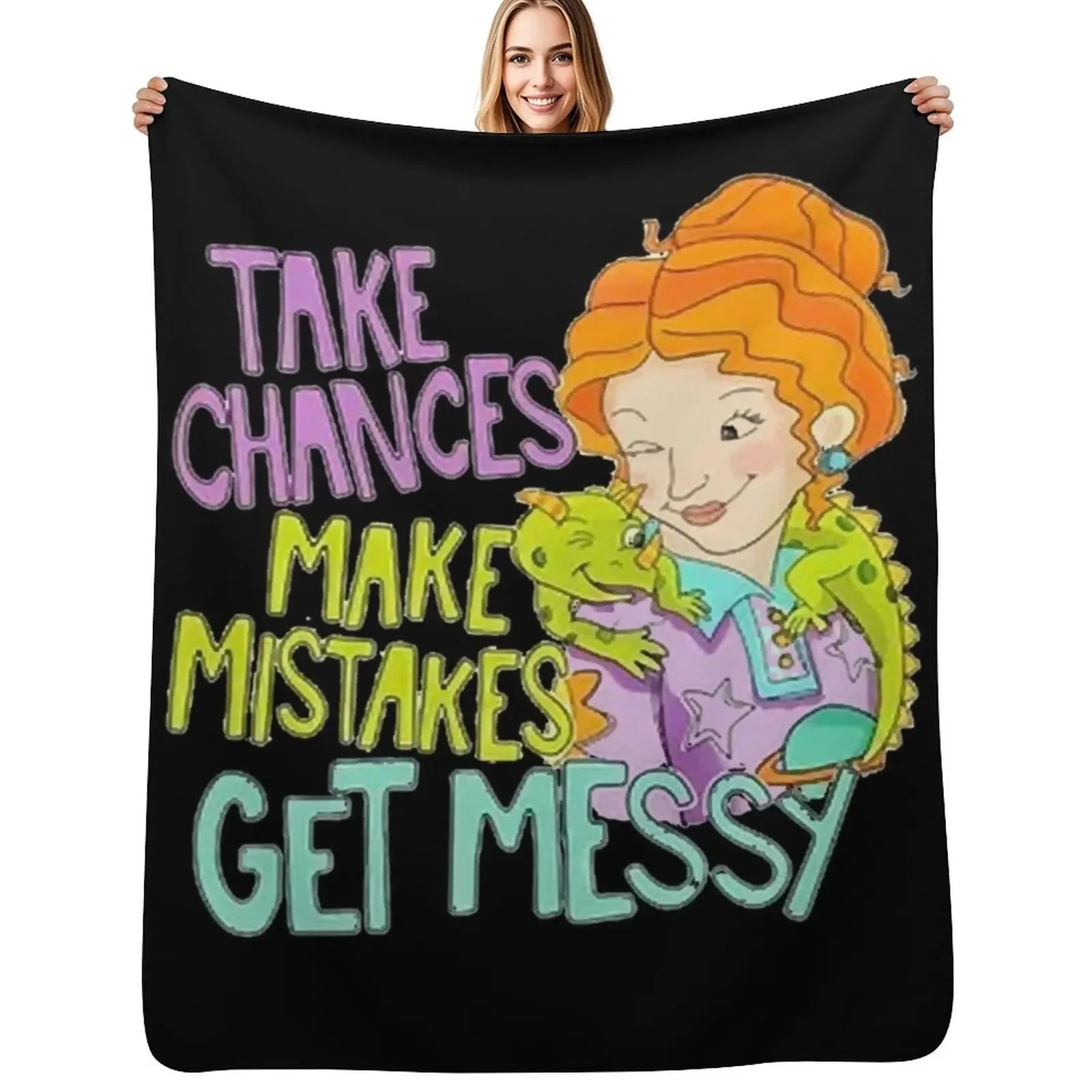 Ms Frizzle Throw Blanket Soft Big Flannel Fabric Comforter Blanket
Ms Frizzle Throw Blanket Soft Big Flannel Fabric Comforter Blanket