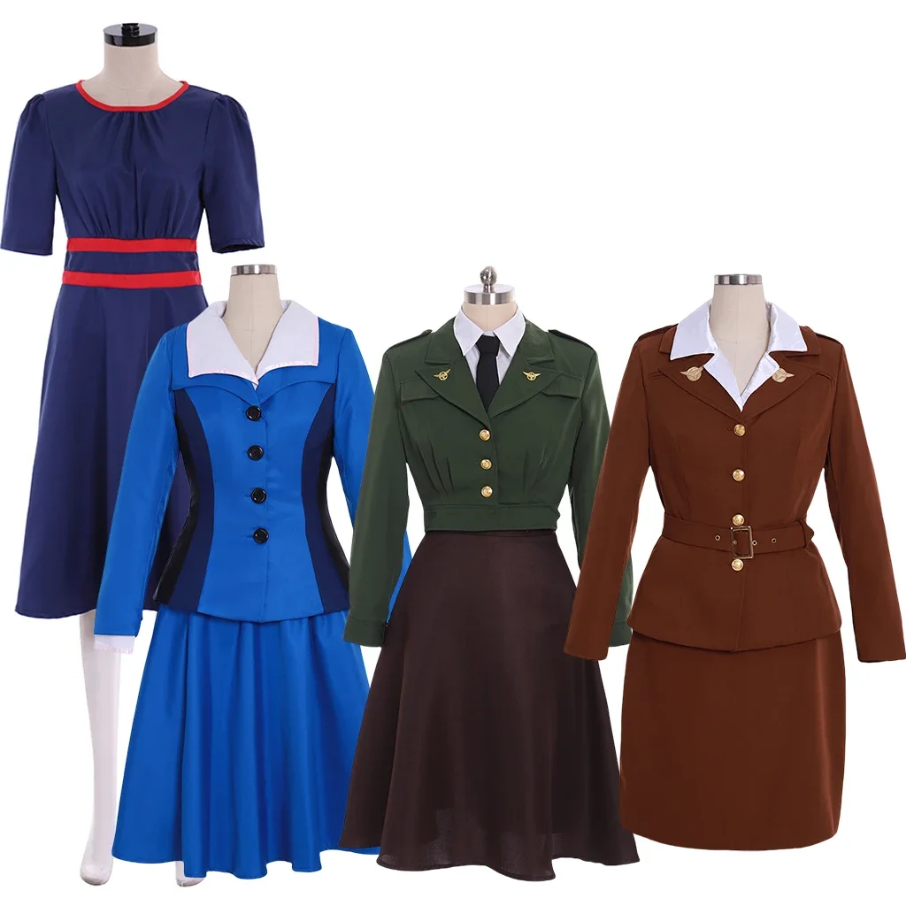 Peggy Carter Cosplay Captain Costume Women's Agent Uniform Dress Suit Military Outfit Halloween Carnival Party Disguise Workwear
Peggy Carter Cosplay Captain Costume Women's Agent Uniform Dress Suit Military Outfit Halloween Carnival Party Disguise Workwear