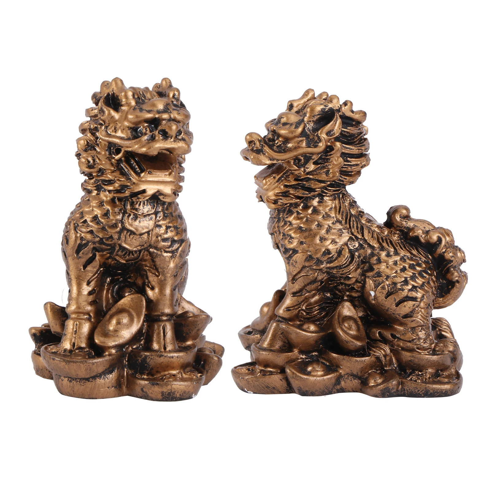 Resin Kylin Figurines Desktop Adornments Feng Shui Wealth Prosperity Home Decoration Study Bedroom Living Room
Resin Kylin Figurines Desktop Adornments Feng Shui Wealth Prosperity Home Decoration Study Bedroom Living Room