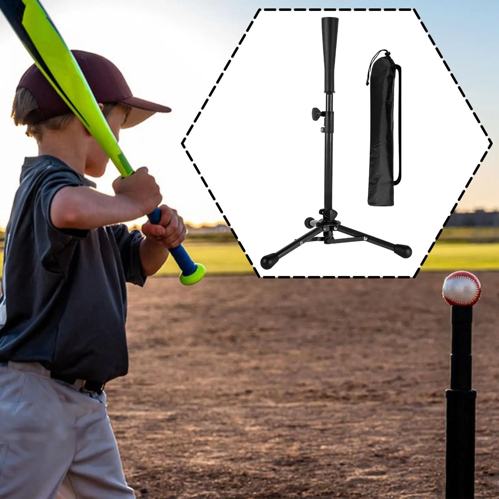 Adjustable Batting Tee for Accurate Hitting Performance Heavy Duty Baseball Training Tool for All Skill Levels
Adjustable Batting Tee for Accurate Hitting Performance Heavy Duty Baseball Training Tool for All Skill Levels