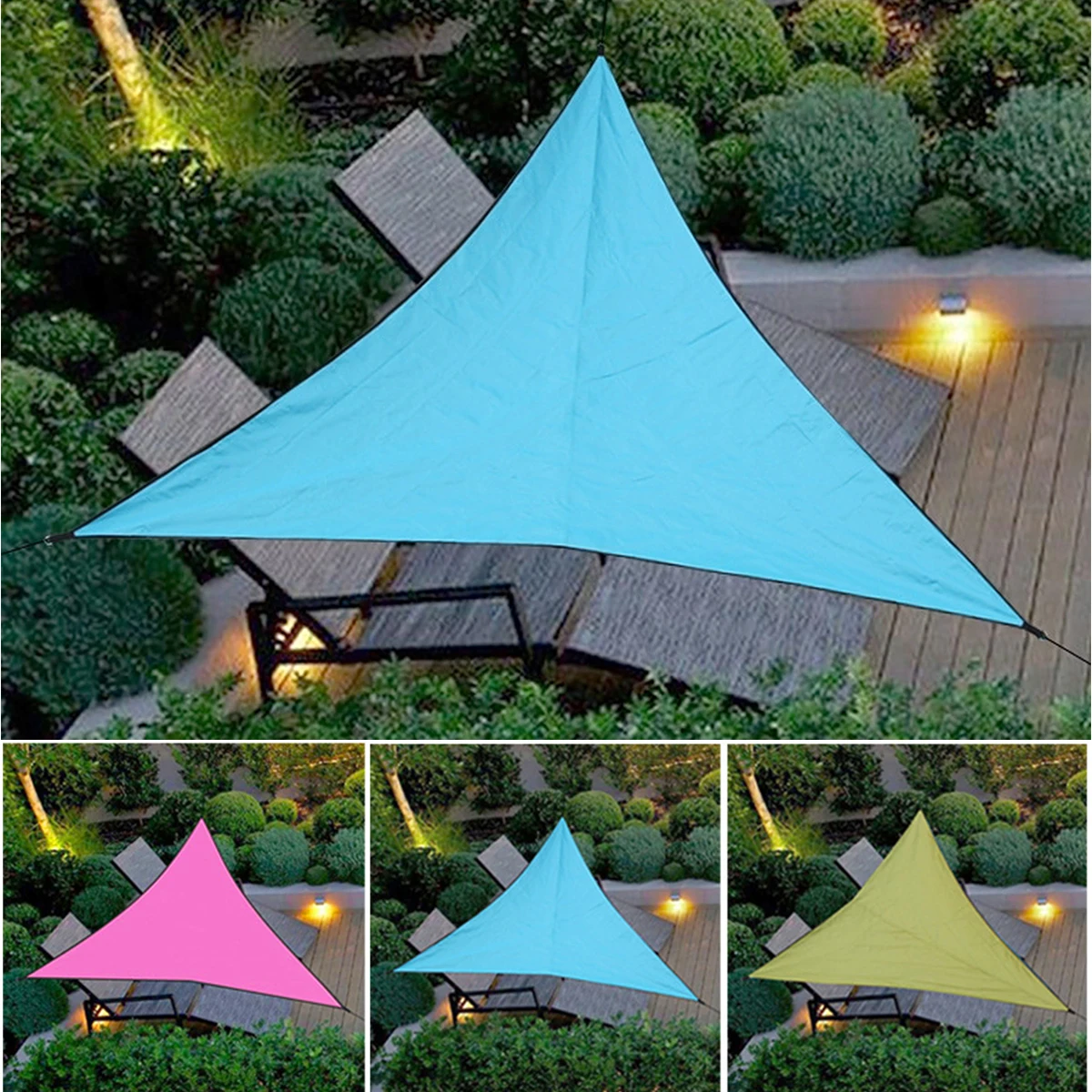 3M Triangle Sunshade Cloth Sail UV Outdoor Tent Canopy Shelter Waterproof Tarp Large Garden Pergola Driveway Extra
3M Triangle Sunshade Cloth Sail UV Outdoor Tent Canopy Shelter Waterproof Tarp Large Garden Pergola Driveway Extra