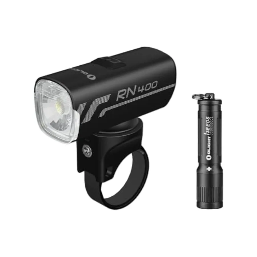 RN 400 LED Bike Lights 400 Lumens USB Type-C Rechargeable Front Light Bundle with i3E EOS PMMA TIR Lens AAA EDC Flashlight Keyc
RN 400 LED Bike Lights 400 Lumens USB Type-C Rechargeable Front Light Bundle with i3E EOS PMMA TIR Lens AAA EDC Flashlight Keyc