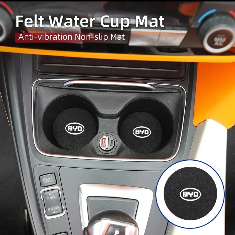 Felt Car Cup Holder Mat for BYD Seal Dolphin Yuan Plus Seal U Frigate 07 Tang EV Han EV Song Pro Yuan Anti-Slip Auto Accessories
Felt Car Cup Holder Mat for BYD Seal Dolphin Yuan Plus Seal U Frigate 07 Tang EV Han EV Song Pro Yuan Anti-Slip Auto Accessories