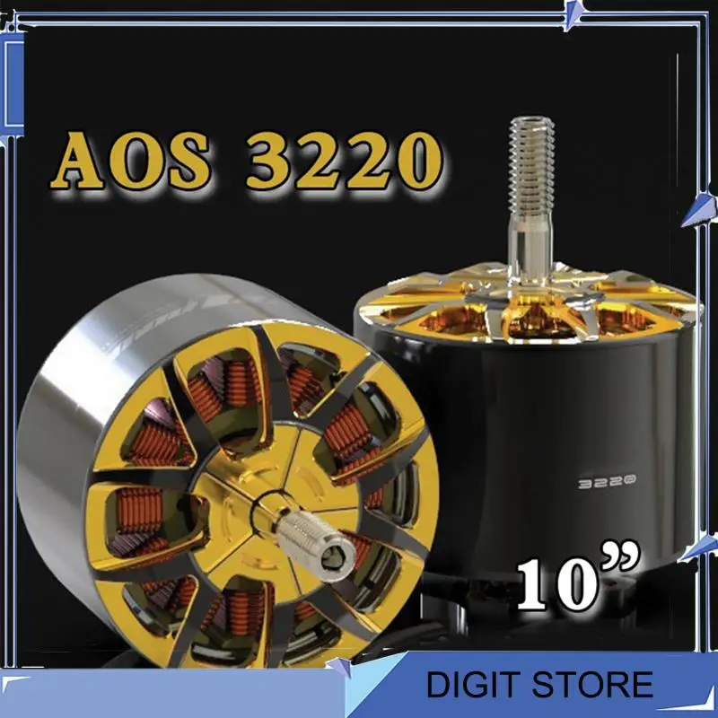 DIGIT-For AOS Supernova 3220 700KV Brushless Motor 5-6S 5Mm Shaft Drone Motor For 10 Inch FPV Drone Racing Large Load Drone
DIGIT-For AOS Supernova 3220 700KV Brushless Motor 5-6S 5Mm Shaft Drone Motor For 10 Inch FPV Drone Racing Large Load Drone