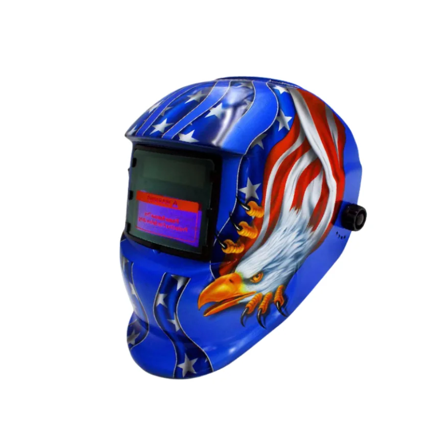 Cartoon Weld Custom Adjuster Auto Darkening Helmet Funny Safety Type Panoramic Welding Helmet
Cartoon Weld Custom Adjuster Auto Darkening Helmet Funny Safety Type Panoramic Welding Helmet