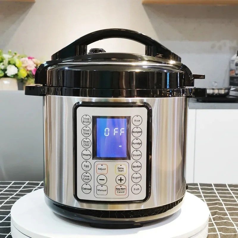 Wholesale Kitchen Smart Appliances 8 in 1 Multifunctional Large Aluminum Smart Electric Pressure Cooker
Wholesale Kitchen Smart Appliances 8 in 1 Multifunctional Large Aluminum Smart Electric Pressure Cooker