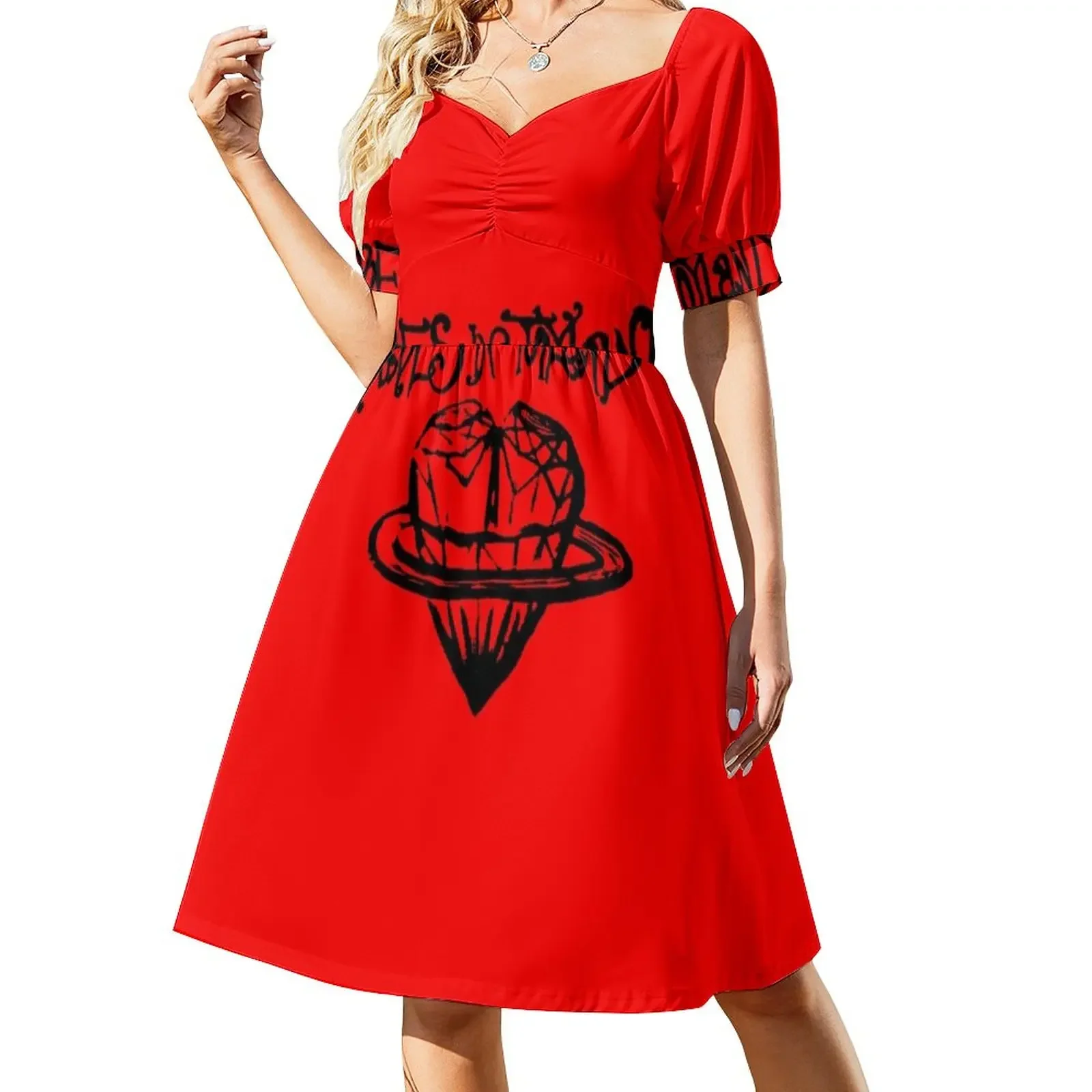 vomit my heart' (black) Short-Sleeved Dress evening dresses luxury 2025 dress for women summer party dresses woman
vomit my heart' (black) Short-Sleeved Dress evening dresses luxury 2025 dress for women summer party dresses woman