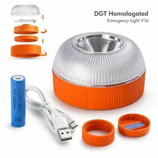 Emergency Light V16 Homologated Dgt Approved Car Help Flash Beacon Light Magnetic Induction Strobe Light Yellow White Waterproof
Emergency Light V16 Homologated Dgt Approved Car Help Flash Beacon Light Magnetic Induction Strobe Light Yellow White Waterproof