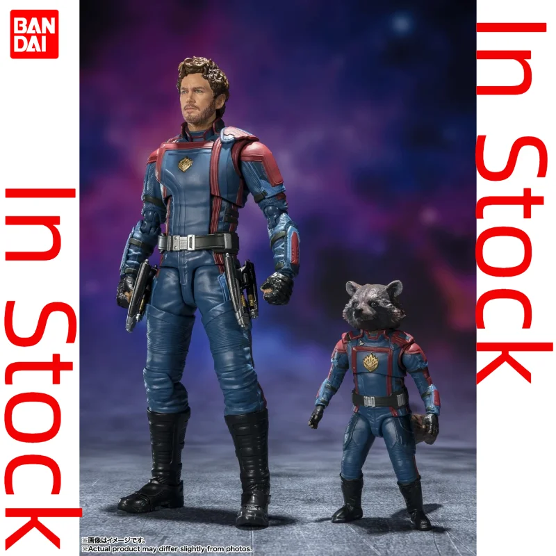 Bandai SHF Avengers Guardians of The Galaxy 3 Star-Lord Rocket Raccoon Action Figure Gift Collectible in Stock
Bandai SHF Avengers Guardians of The Galaxy 3 Star-Lord Rocket Raccoon Action Figure Gift Collectible in Stock