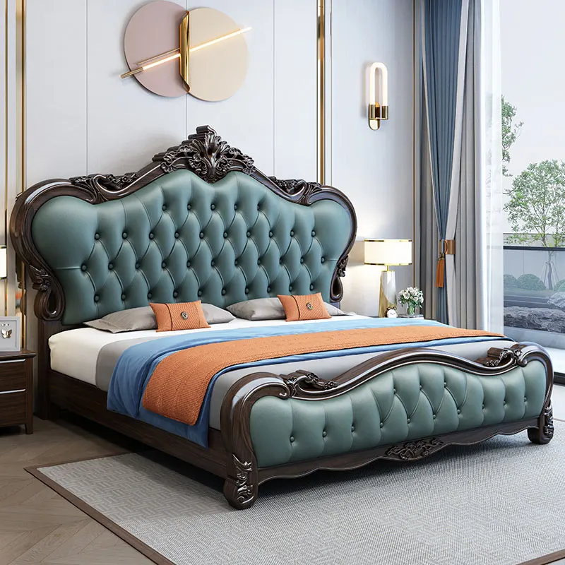 Twin Designer Double Bed Light Luxury Wedding Master Double Bed Modern American Bedroom Camas De Dormitorio Home Furniture
Twin Designer Double Bed Light Luxury Wedding Master Double Bed Modern American Bedroom Camas De Dormitorio Home Furniture