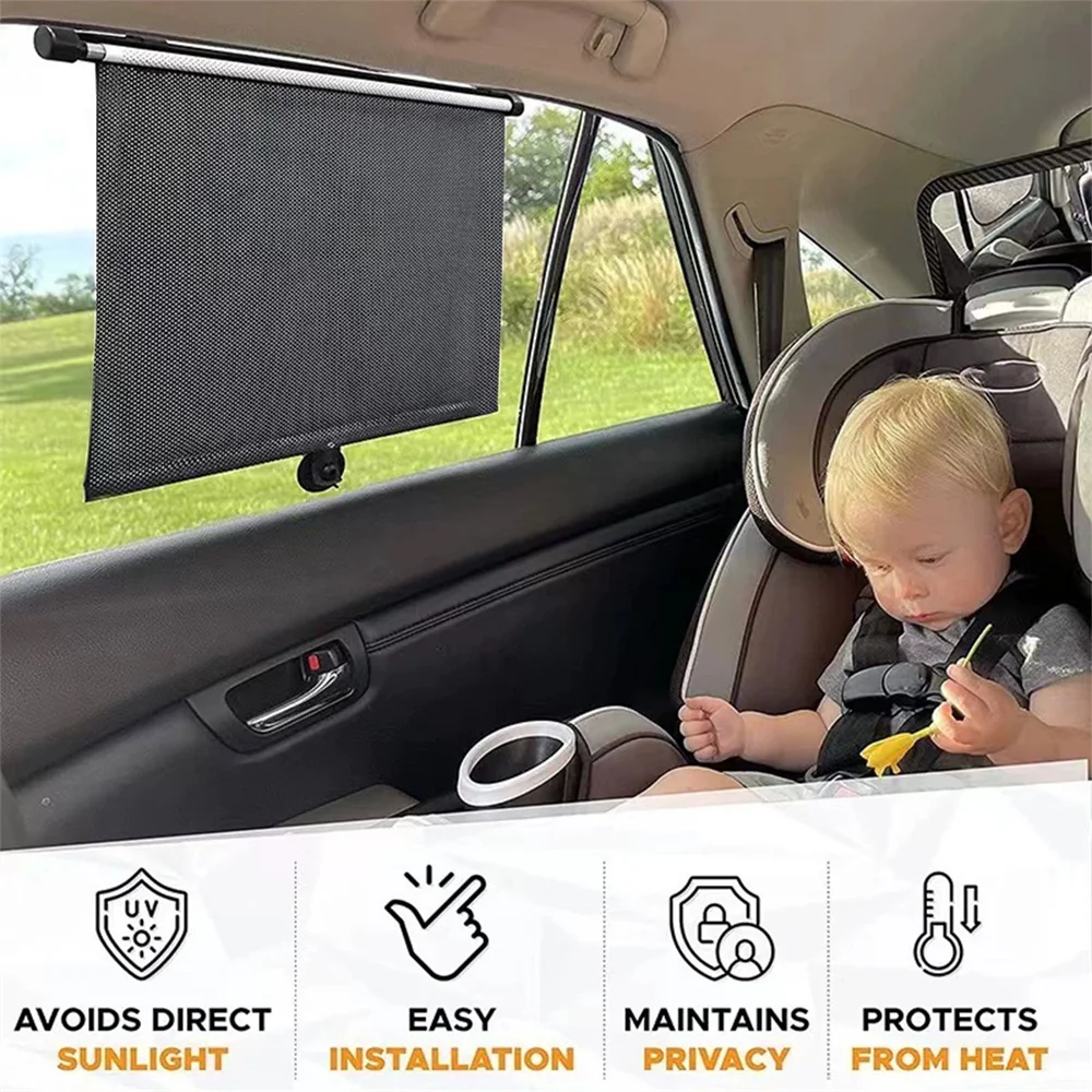 1/2Pcs Car Retractable Sunshade Curtain 15 Inch Heat-Insulating Side Window Curtain with Suction Cup Telescopic Sunshade Blockin
1/2Pcs Car Retractable Sunshade Curtain 15 Inch Heat-Insulating Side Window Curtain with Suction Cup Telescopic Sunshade Blockin
