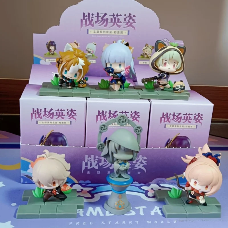 Genshin Impact Inazuma Battle Theme Blind Box Cute Chibi Anime Game Character Figure Desktop Decoration Gift For Anime Game Fans
Genshin Impact Inazuma Battle Theme Blind Box Cute Chibi Anime Game Character Figure Desktop Decoration Gift For Anime Game Fans