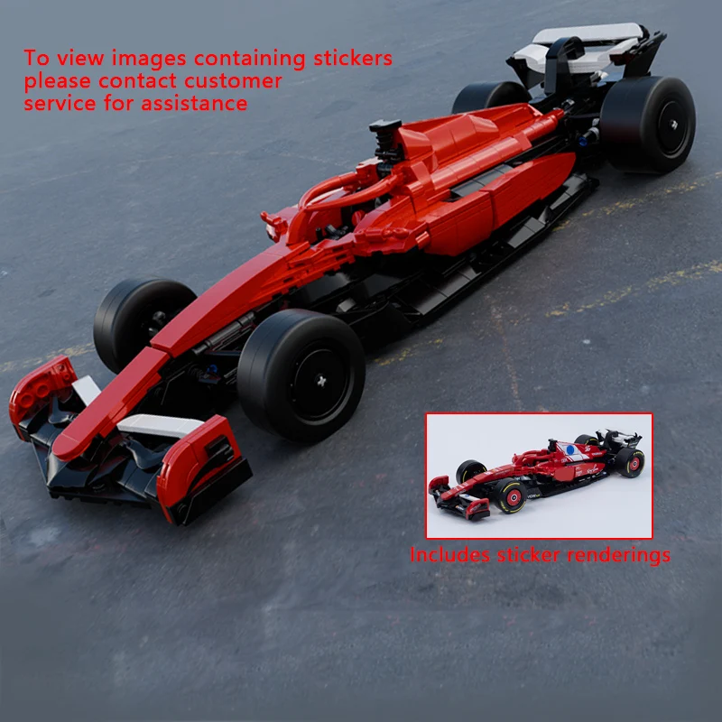 Speed Racing Car Model MOC Building Bricks SF25 Formula Racing Modular Technology Children Holiday Gifts Assemble Toys Suit
Speed Racing Car Model MOC Building Bricks SF25 Formula Racing Modular Technology Children Holiday Gifts Assemble Toys Suit