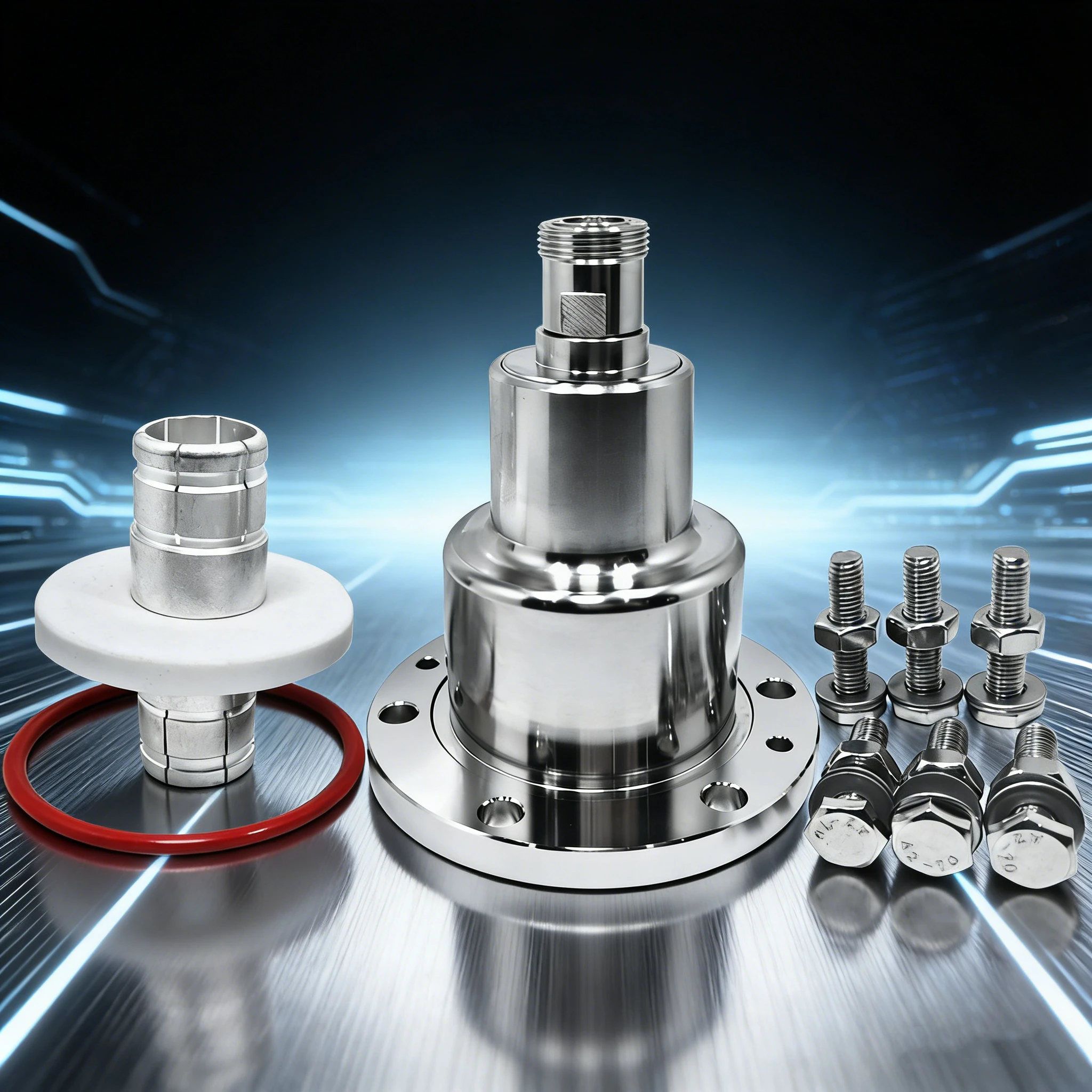 Free shipping 3-1/8EIA Flange Connector to 7/16DIN Female RF Coaxial Adapter
Free shipping 3-1/8EIA Flange Connector to 7/16DIN Female RF Coaxial Adapter
