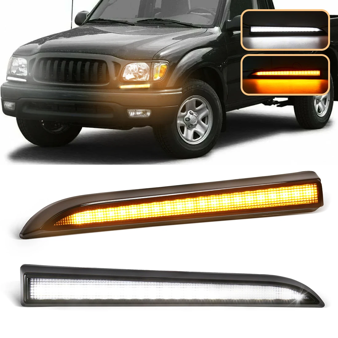 Daytime Running Light For Toyota Tacoma 2001 2002 2003 2004 DRL Fog Lamp Yellow Turn Signal Light White Driving Lamp 12V
Daytime Running Light For Toyota Tacoma 2001 2002 2003 2004 DRL Fog Lamp Yellow Turn Signal Light White Driving Lamp 12V