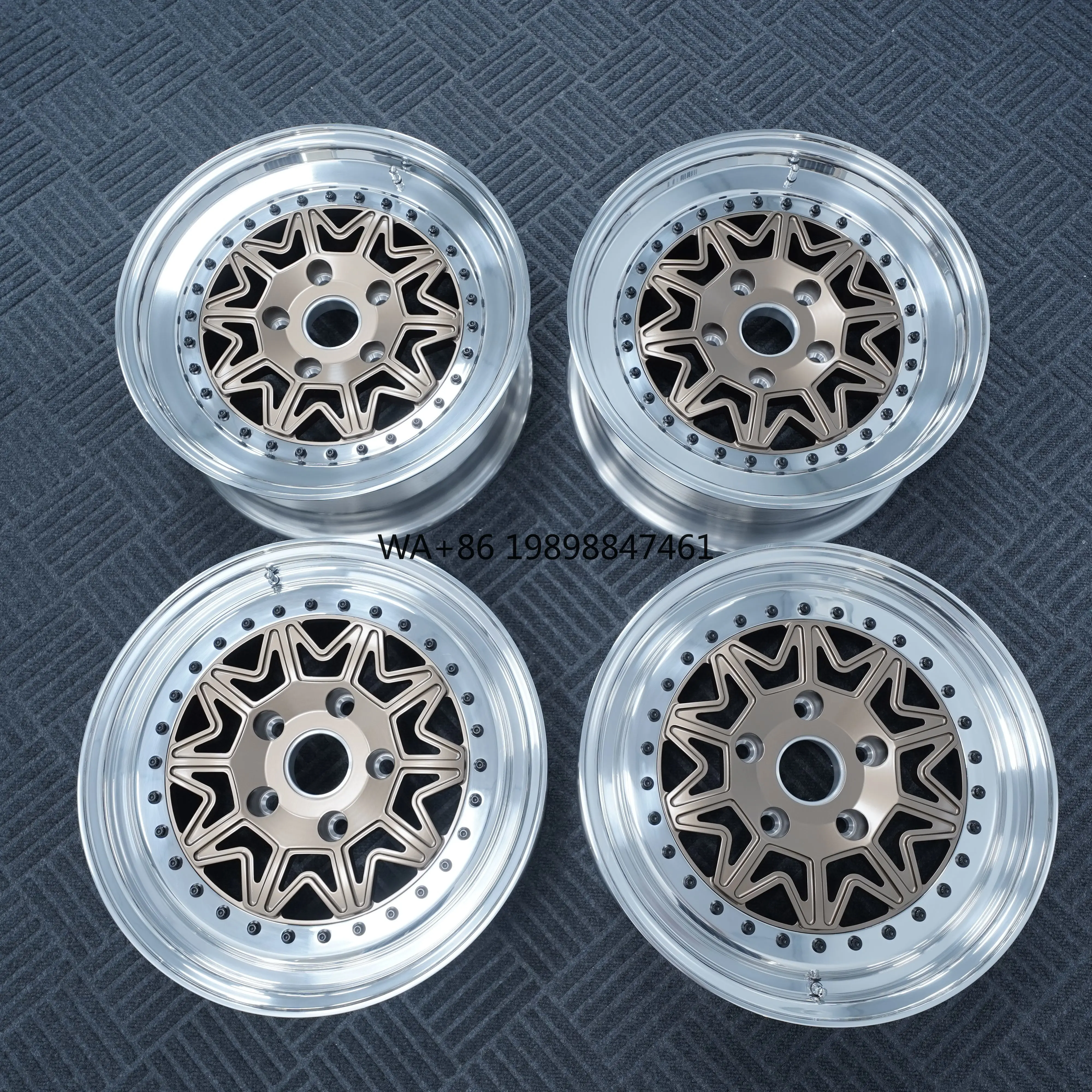 Кованые 3-составные диски из алюминиевого сплава 19-22 дюйма, PCD 5x112, 5x114.3, 5x120, яркая отделка, для F31, новые, 30 мм, 35 мм, 40 мм
Кованые 3-составные диски из алюминиевого сплава 19-22 дюйма, PCD 5x112, 5x114.3, 5x120, яркая отделка, для F31, новые, 30 мм, 35 мм, 40 мм