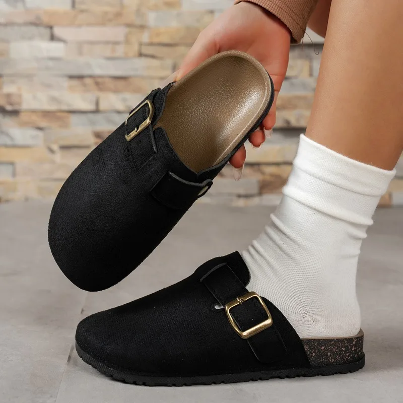 2026 New Retro Solid Color Slip-on Women Mules Luxurious Round Toe Designer Everyday Comfortable Home Slippers Plus Size Selling
2026 New Retro Solid Color Slip-on Women Mules Luxurious Round Toe Designer Everyday Comfortable Home Slippers Plus Size Selling