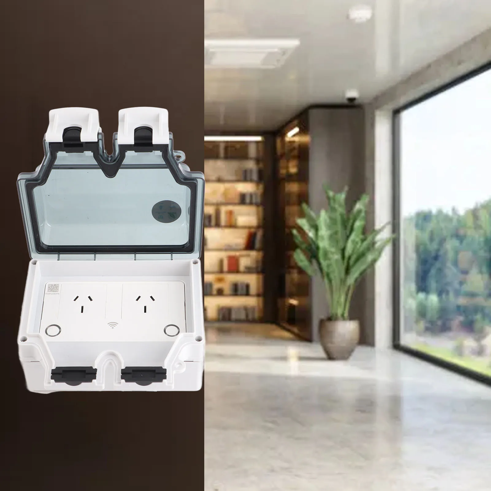Водонепроницаемая розетка Wi-Fi, интеллектуальная розетка Wi-Fi, тип 86, IP66, уличная водонепроницаемая умная розетка Wi-Fi, управление через приложение 15A
Водонепроницаемая розетка Wi-Fi, интеллектуальная розетка Wi-Fi, тип 86, IP66, уличная водонепроницаемая умная розетка Wi-Fi, управление через приложение 15A