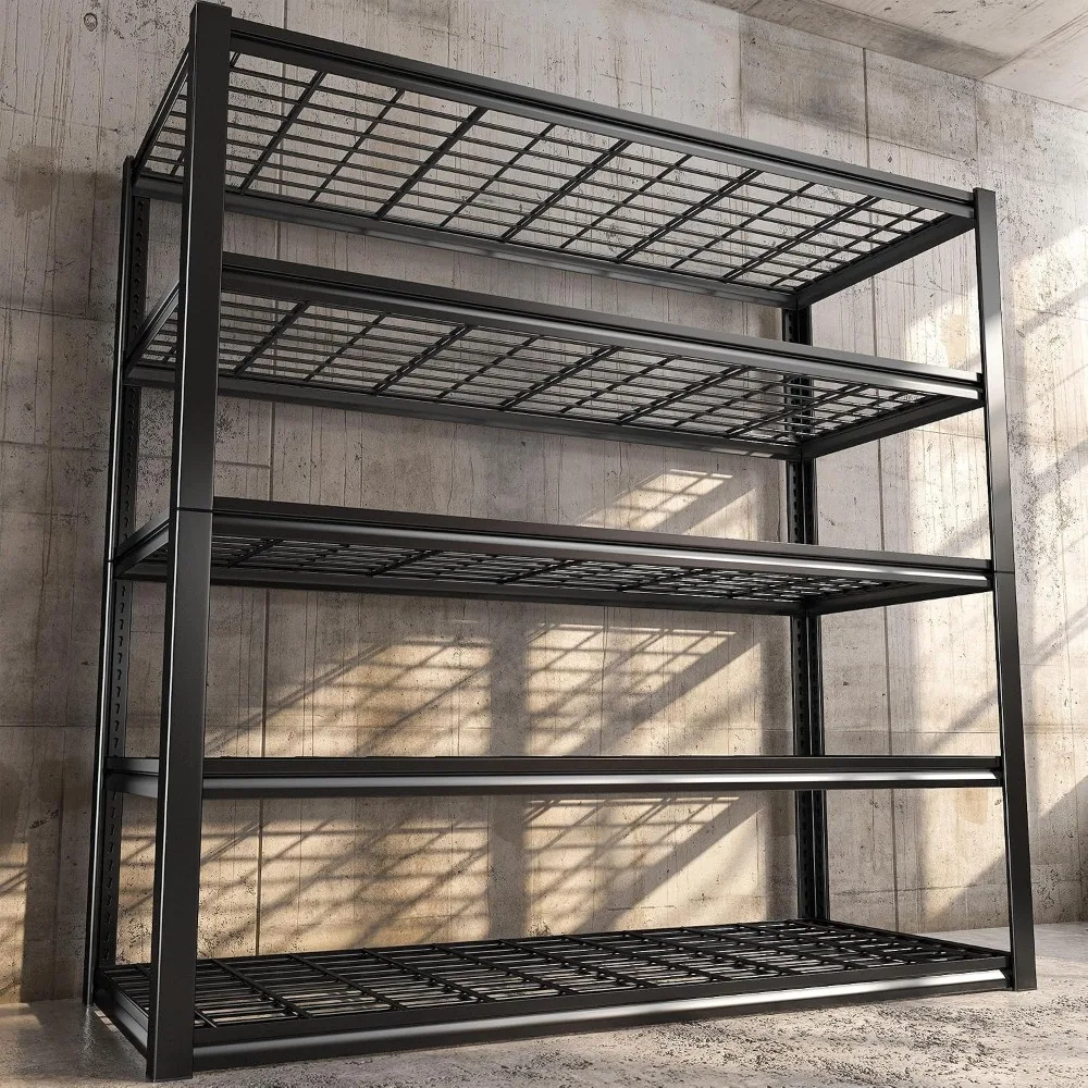 48.2''W Garage Shelving Heavy Duty,Metal Shelving 3000LBS Storage Shelves, Adjustable Reinforcing Ribs Wire Mesh,5, Customized
48.2''W Garage Shelving Heavy Duty,Metal Shelving 3000LBS Storage Shelves, Adjustable Reinforcing Ribs Wire Mesh,5, Customized
