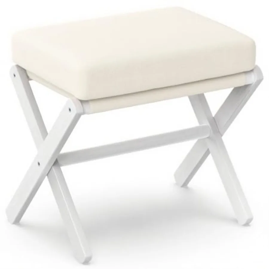 Foldable Feet Stool Ottoman, Modern Feet Rest with Bamboo X Legs and Thick Foam Cushion, Folding Feet Stools Small Padded for B
Foldable Feet Stool Ottoman, Modern Feet Rest with Bamboo X Legs and Thick Foam Cushion, Folding Feet Stools Small Padded for B