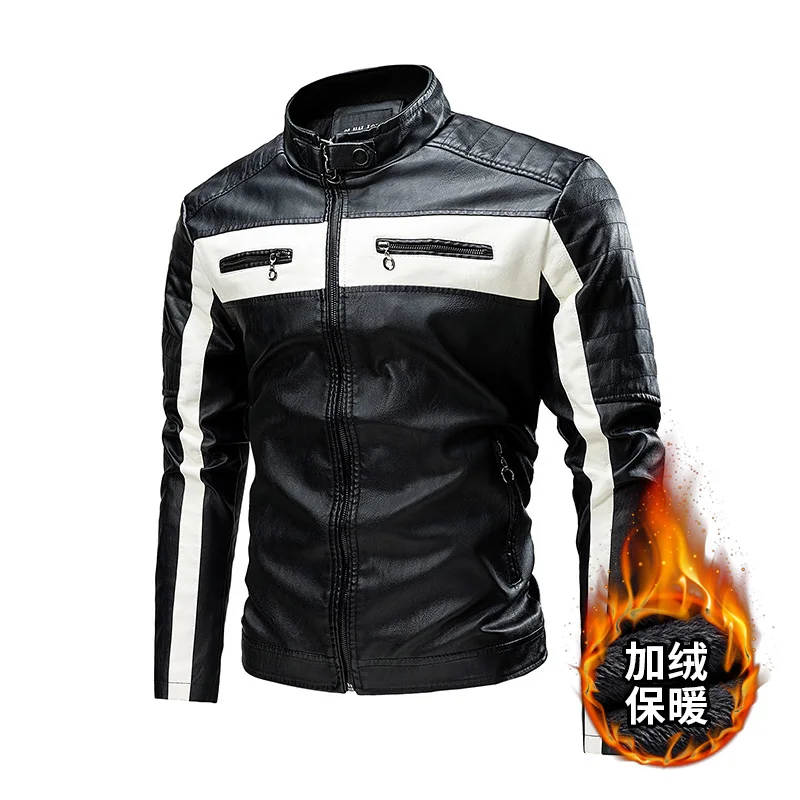 Motorcycle Retro Faux Fur Leather Coat Male Thicken Fleece Pu Leather Coats Men Autumn Winter Leather Bomber Jackets Clothes
Motorcycle Retro Faux Fur Leather Coat Male Thicken Fleece Pu Leather Coats Men Autumn Winter Leather Bomber Jackets Clothes