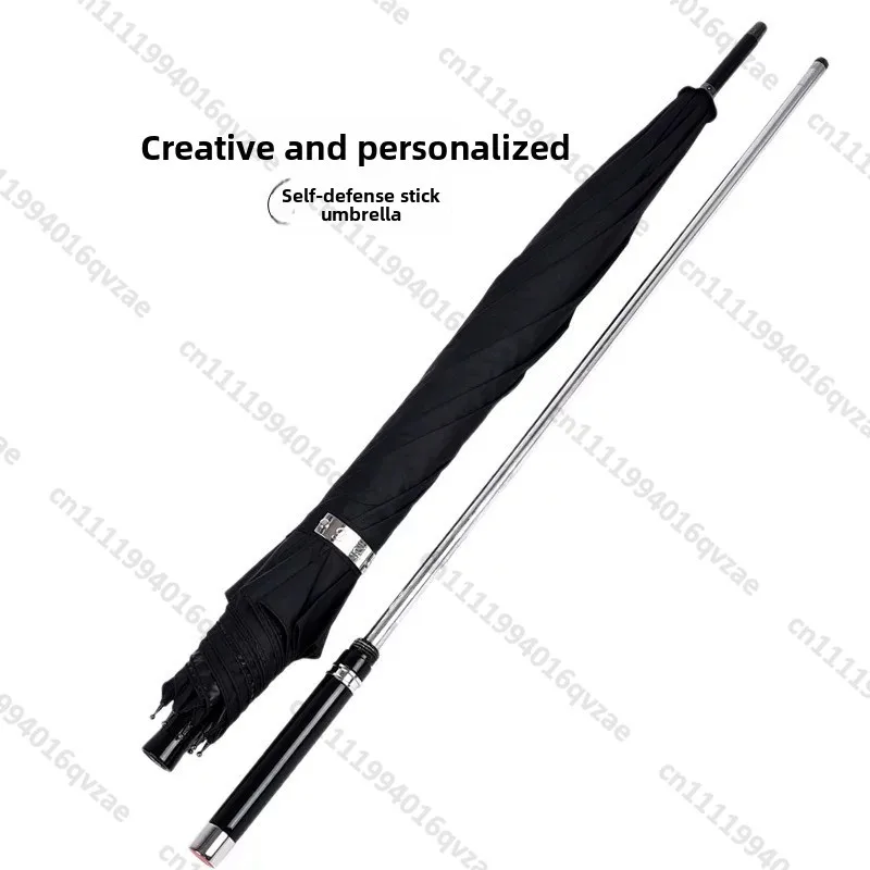Simple Self-defense Umbrella Long Handle Straight Rod Weather Vinyl Sunshade Can Pull Out Stick Umbrella
Simple Self-defense Umbrella Long Handle Straight Rod Weather Vinyl Sunshade Can Pull Out Stick Umbrella