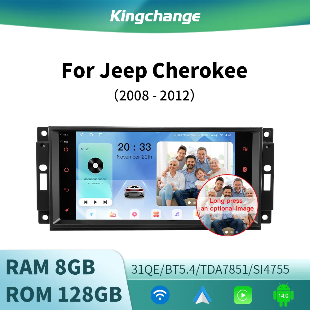 Kingchange Android 14 7 "2 Din автомобильное мультимедийное радио стерео для JEEP Compass Patriot Bluetooth 2009-2015 360 WIFI CarPlay Auto
Kingchange Android 14 7 "2 Din автомобильное мультимедийное радио стерео для JEEP Compass Patriot Bluetooth 2009-2015 360 WIFI CarPlay Auto