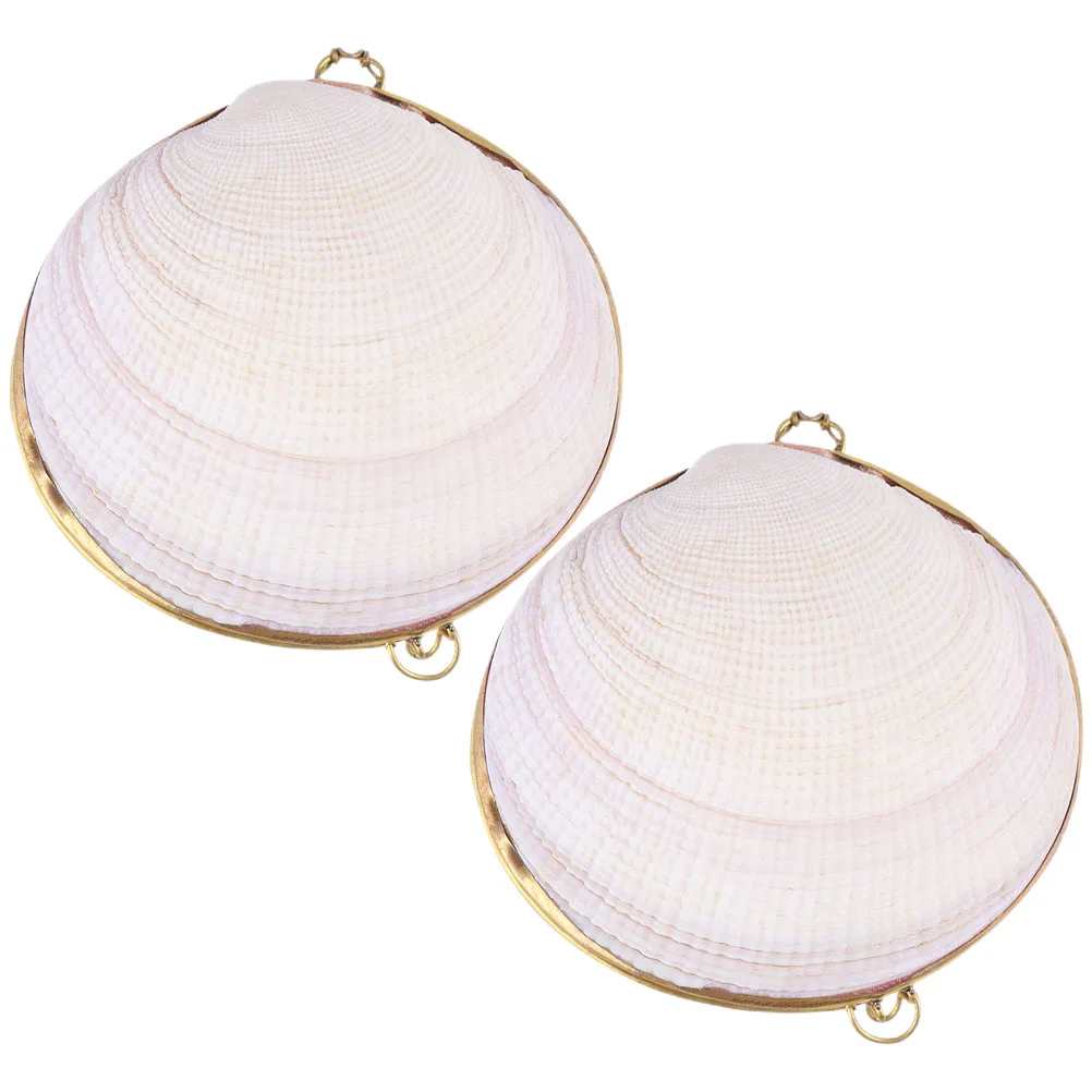 2 Pcs Rings Shell Jewelry Box Jeweled Trinket Boxes Dish Storage Small Candy Holder Seashell Decorations
2 Pcs Rings Shell Jewelry Box Jeweled Trinket Boxes Dish Storage Small Candy Holder Seashell Decorations