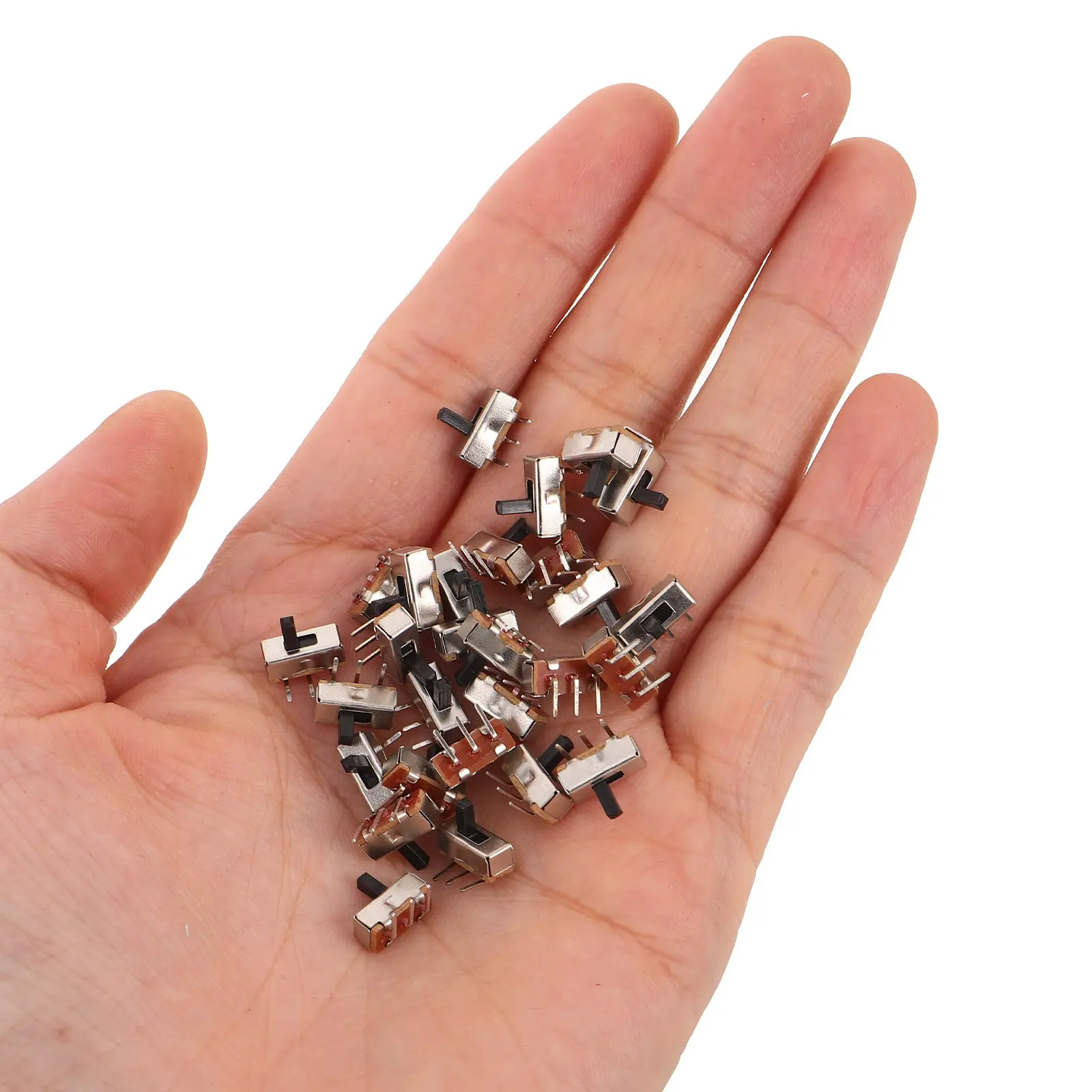300Pcs Vertical Slide Switch 3 Pin 2 Position Mini Panel Mount Spdt Toggle Switch for Electronics DIY Projects
300Pcs Vertical Slide Switch 3 Pin 2 Position Mini Panel Mount Spdt Toggle Switch for Electronics DIY Projects