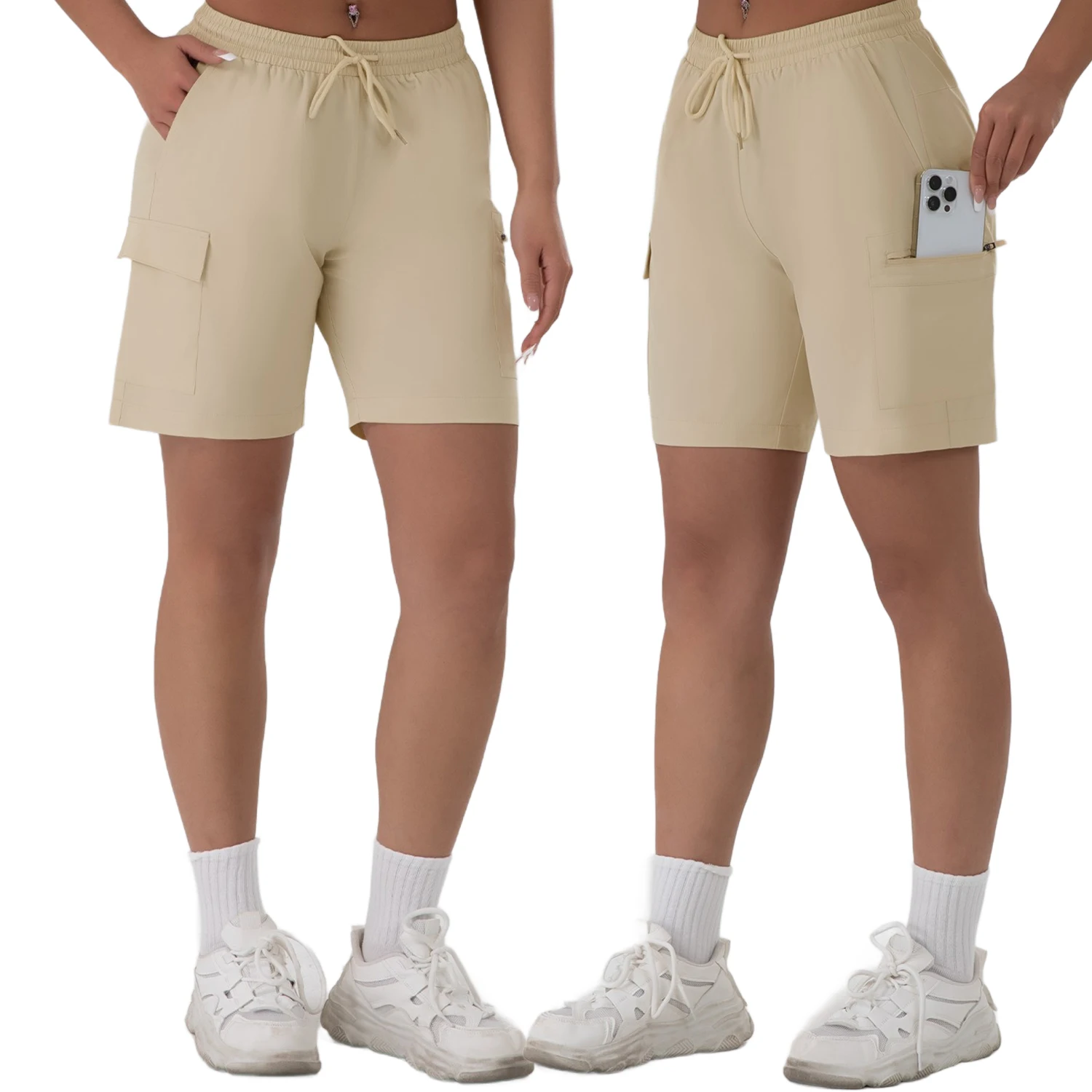 Свободные женские шорты с пятью очками и 4 отделениями. Летние легкие быстросохнущие шорты-карго. Шорты для походов на открытом воздухе.
Свободные женские шорты с пятью очками и 4 отделениями. Летние легкие быстросохнущие шорты-карго. Шорты для походов на открытом воздухе.
