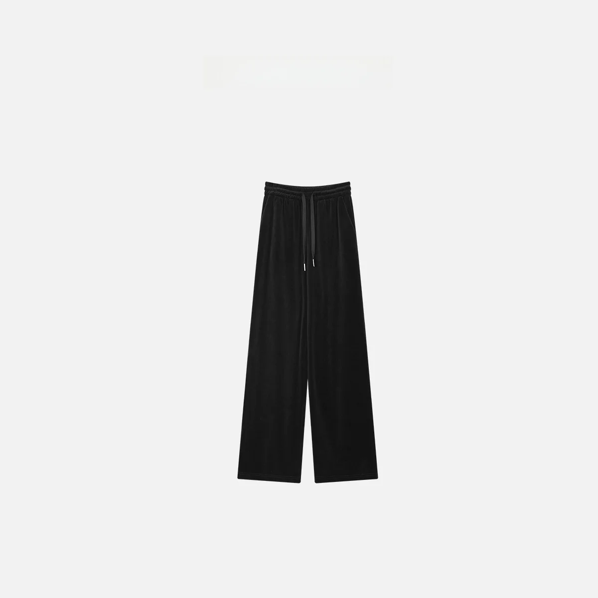 Black Wide Leg Casual Pants Women's Knot Waist Fashionable Comfortable Cotton Polyester Straight Cut Spring 2025
Black Wide Leg Casual Pants Women's Knot Waist Fashionable Comfortable Cotton Polyester Straight Cut Spring 2025