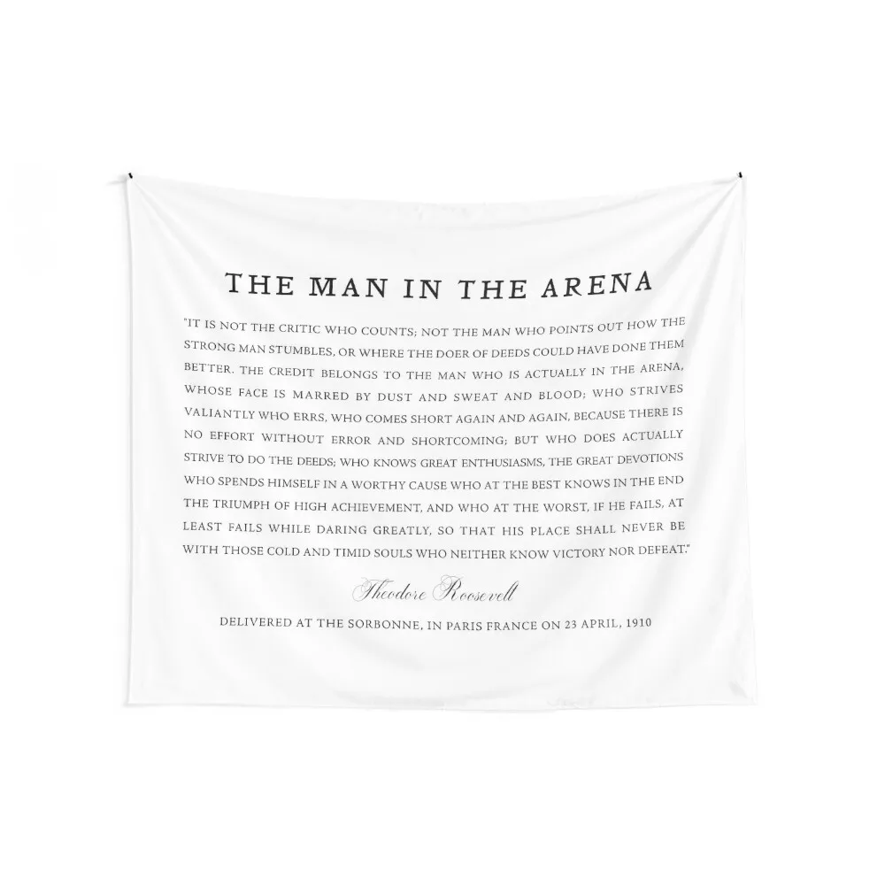 The Man In The Arena Tapestry Aesthetic Home Decor Wall Hangings Decoration Tapestry
The Man In The Arena Tapestry Aesthetic Home Decor Wall Hangings Decoration Tapestry