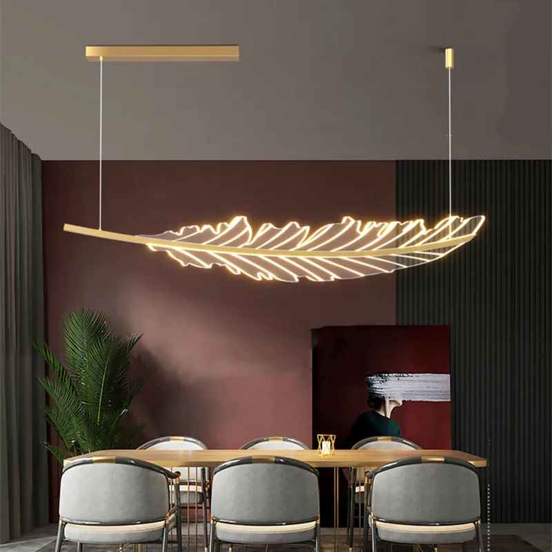 Modern Led Pendant Lights Leaf-shaped Chandelier For Dining Table Kitchen Island Hanging Light Golden Dining Room Led Fixture
Modern Led Pendant Lights Leaf-shaped Chandelier For Dining Table Kitchen Island Hanging Light Golden Dining Room Led Fixture