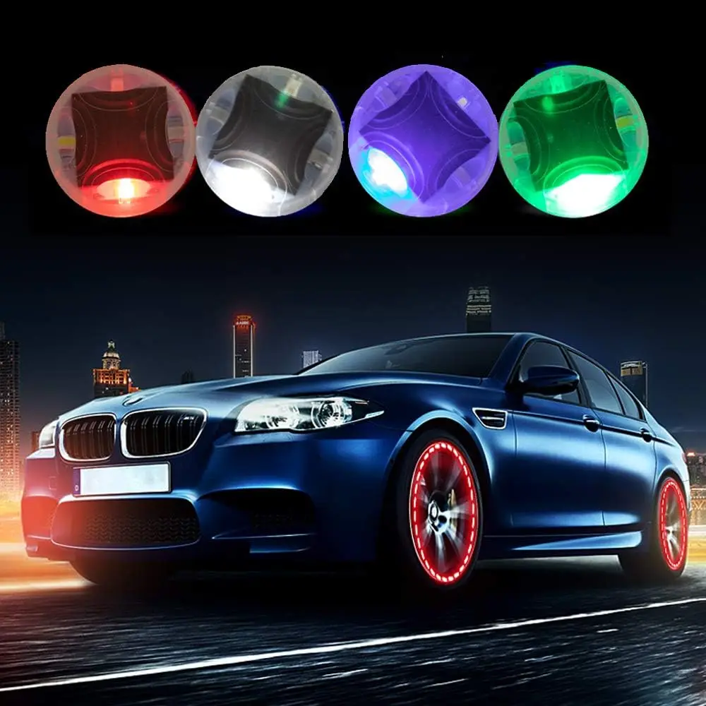 Solar Car Tire Wheel Lights, 4Pcs Air Valve Caps with Motion Sensor Colorful Flashing LED for Bicycle Motorcycles
Solar Car Tire Wheel Lights, 4Pcs Air Valve Caps with Motion Sensor Colorful Flashing LED for Bicycle Motorcycles