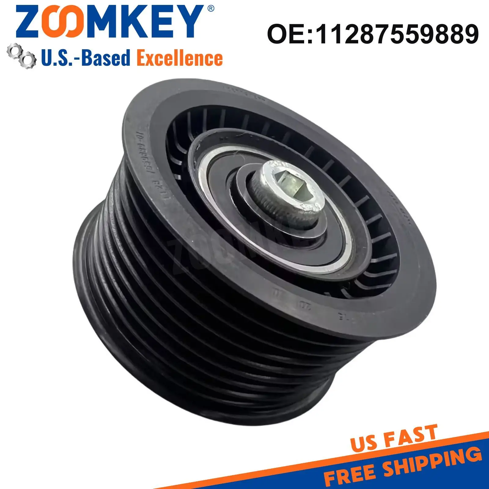 ZOOMKEY New Belt Idler Pulley Fit For BMW 740i 740Li F01 2011-2012 X6 E71/E72 2008 2009 2010 11287559889
ZOOMKEY New Belt Idler Pulley Fit For BMW 740i 740Li F01 2011-2012 X6 E71/E72 2008 2009 2010 11287559889