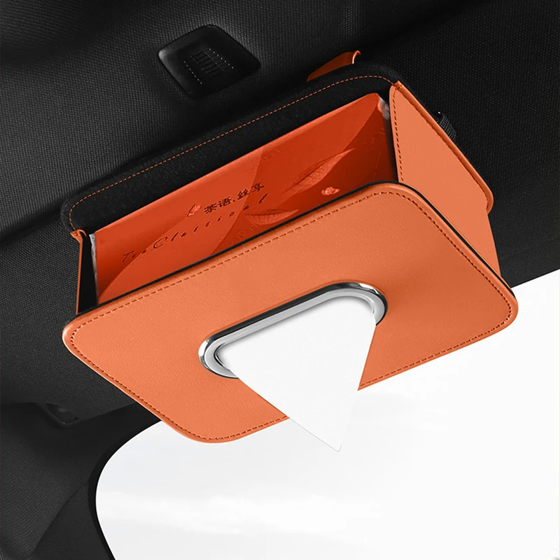 1Pc Multifunctional Car Tissue Box PU Leather Napkin Holder for Sun Visor Armrest Seat Back Interior Storage Organizer
1Pc Multifunctional Car Tissue Box PU Leather Napkin Holder for Sun Visor Armrest Seat Back Interior Storage Organizer