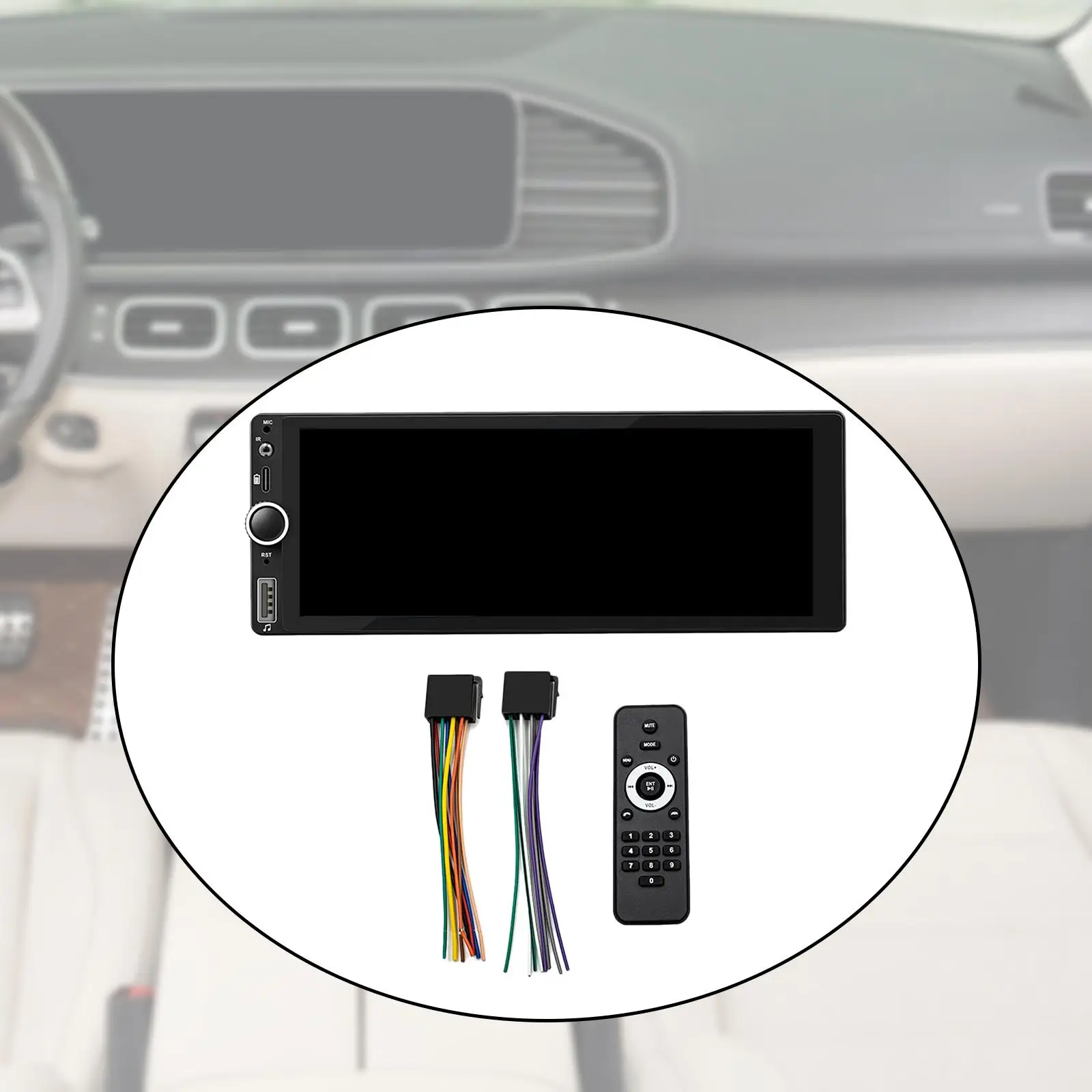 Car Stereo Portable Media Player 1280x480High Resolution Video Input Stable Connection High Performance Car MP5 Player Car Radio
Car Stereo Portable Media Player 1280x480High Resolution Video Input Stable Connection High Performance Car MP5 Player Car Radio
